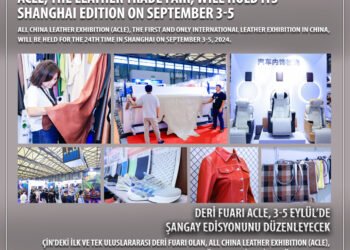 ACLE, the leather trade fair, will hold its Shanghai edition on September 3-5