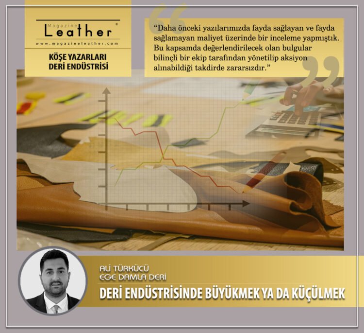 DERİ ENDÜSTRİSİNDE BÜYÜKMEK YA DA KÜÇÜLMEK