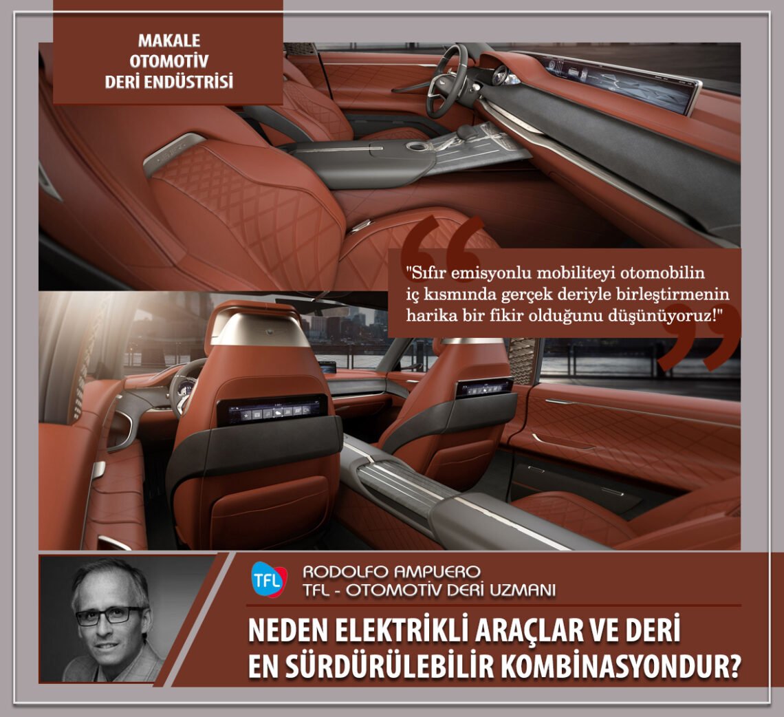 “Sıfır emisyonlu mobiliteyi otomobilin iç kısmında gerçek deriyle birleştirmenin harika bir fikir olduğunu düşünüyoruz!”