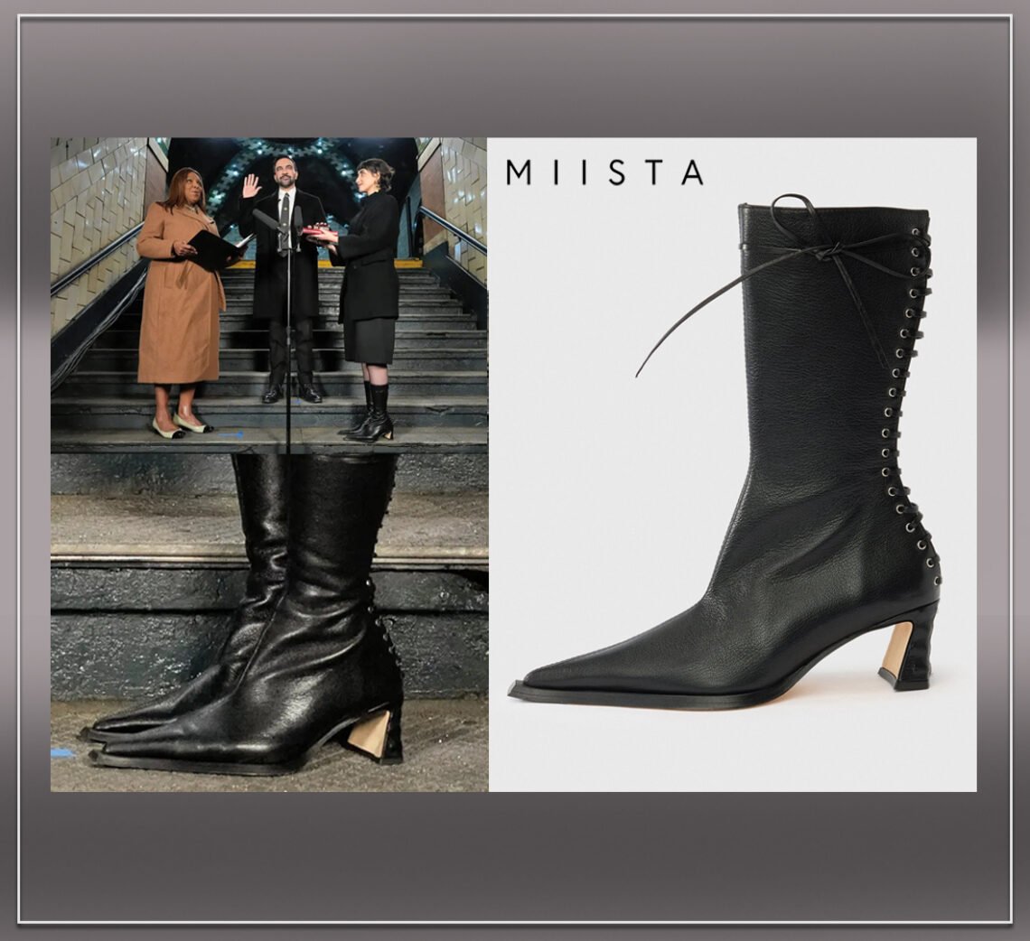 Испанские сапоги Miista стали акцентом инаугурации мэра Нью-Йорка