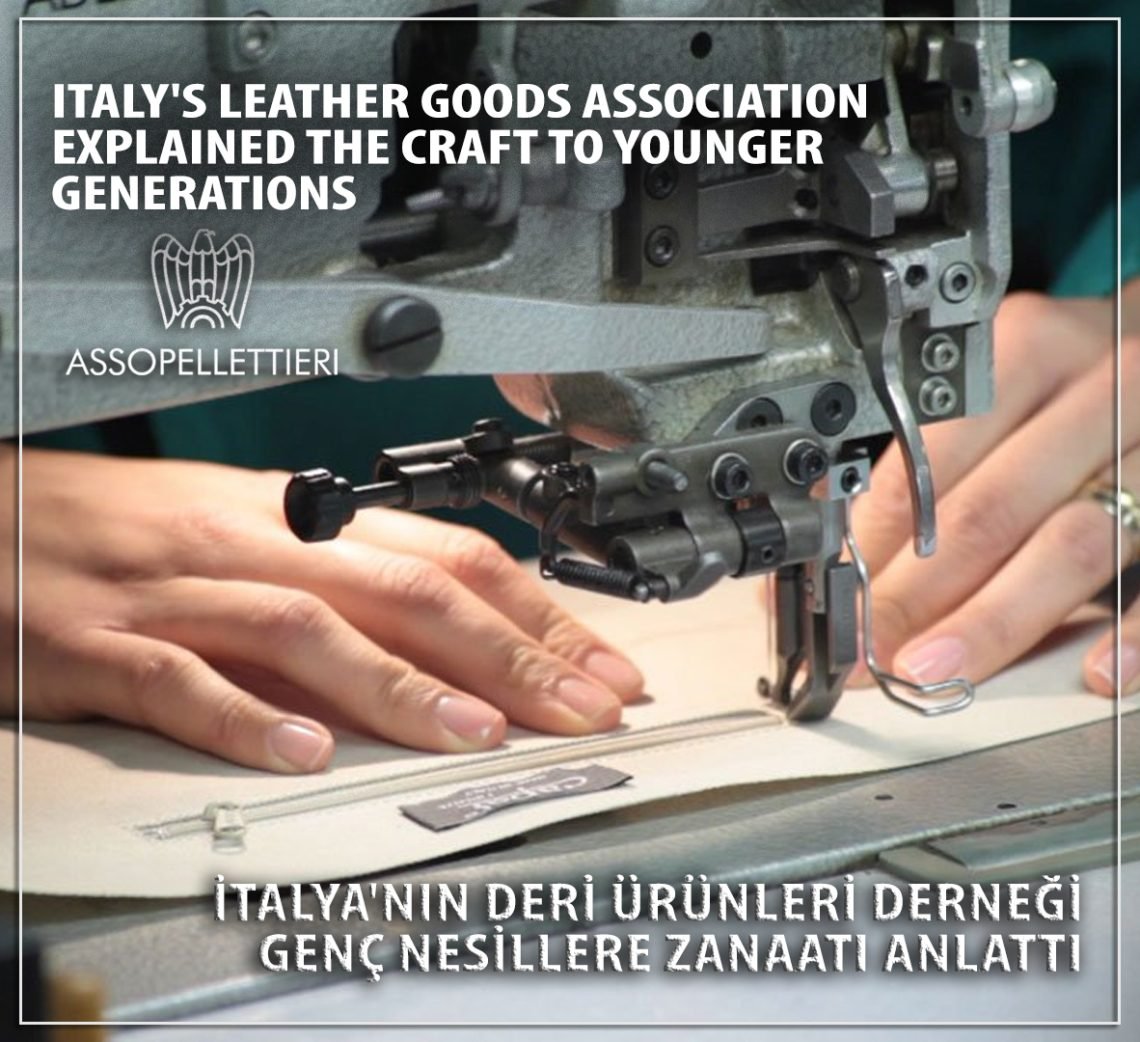 Italy’s leather goods association explained the craft to younger generations