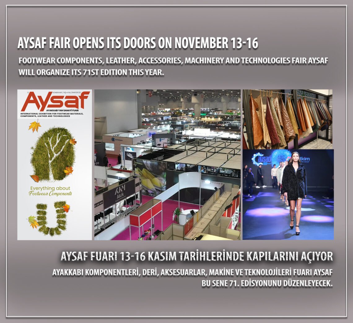 AYSAF fuarı 13-16 Kasım tarihlerinde kapılarını açıyor