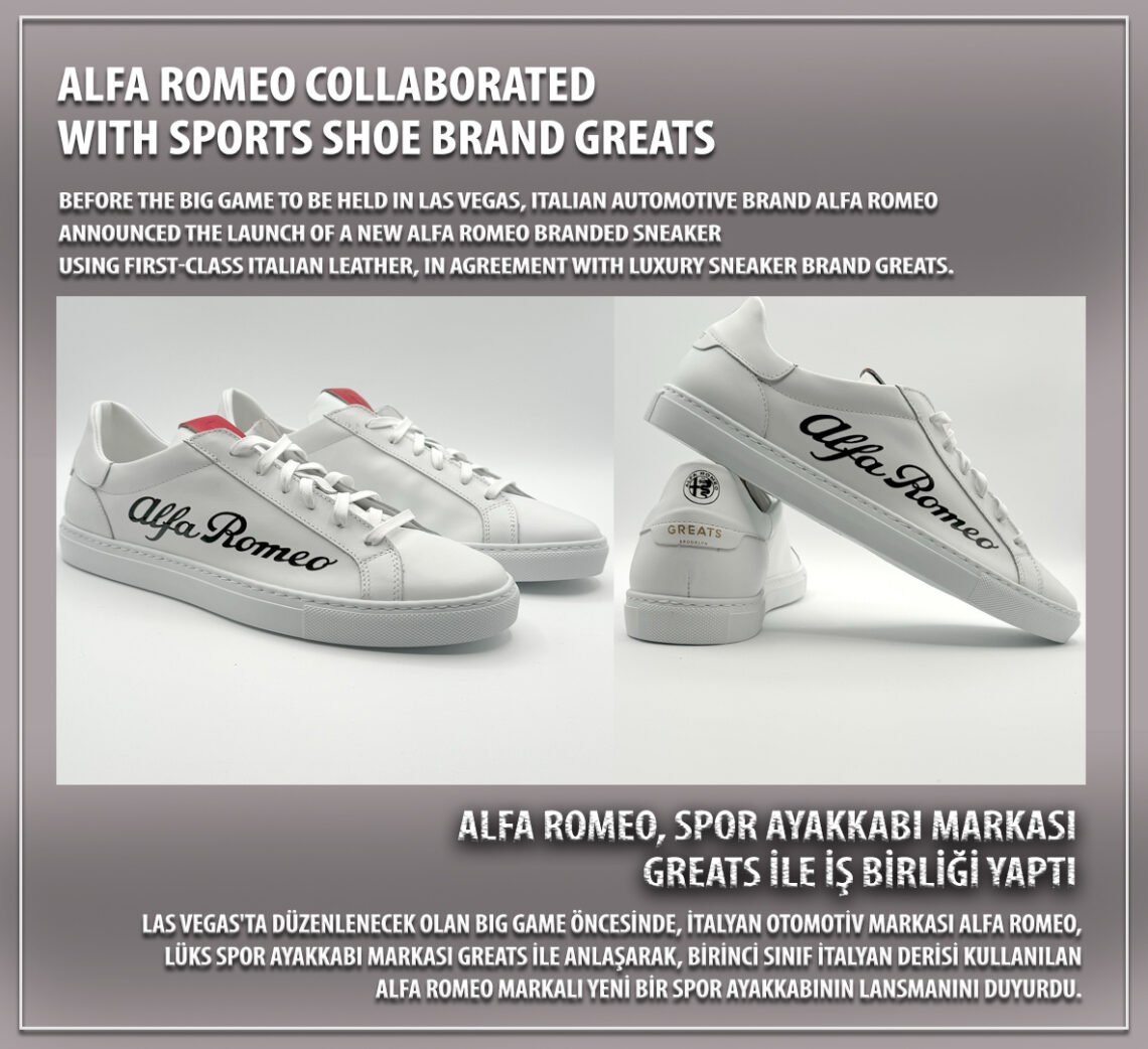 Alfa Romeo collaborated with sports shoe brand GREATS