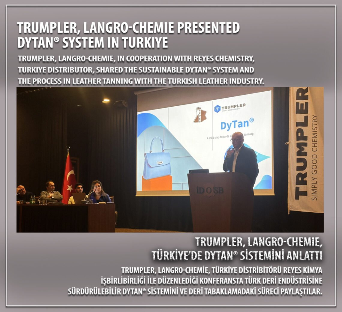 Trumpler, Langro-Chemie presented DyTan® system in Turkiye