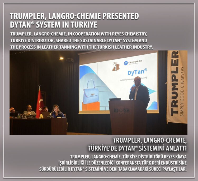 Trumpler, Langro-Chemie presented DyTan® system in Turkiye