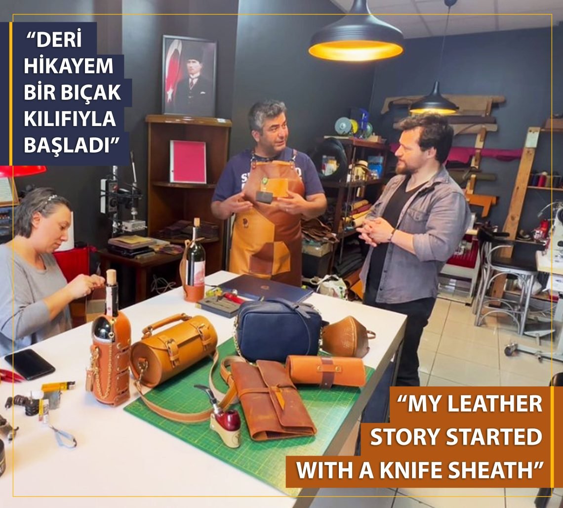 “MY LEATHER STORY STARTED WITH A KNIFE SHEATH”