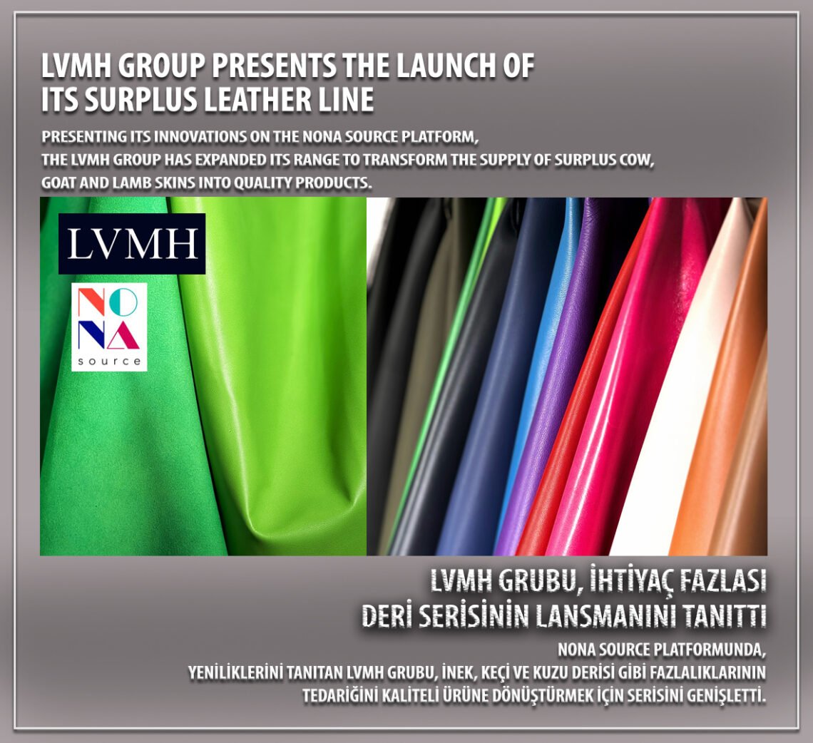 LVMH group presents the launch of its surplus leather line