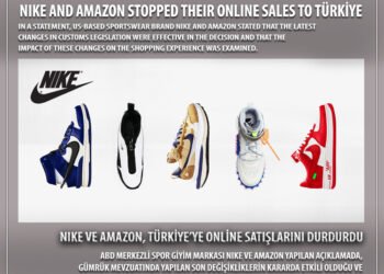 Nike and Amazon stopped their online sales to Türkiye