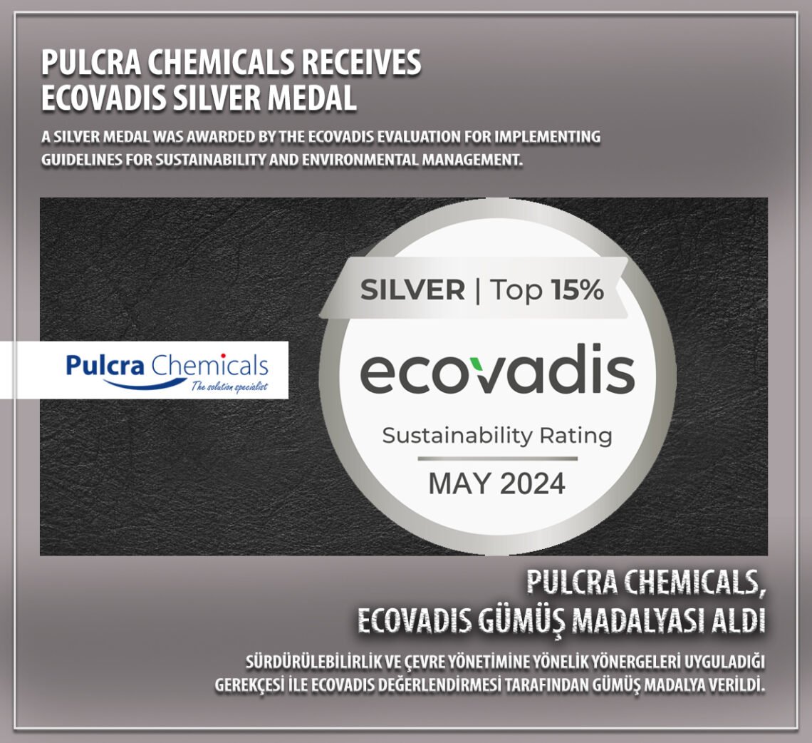 Pulcra Chemicals, EcoVadis Gümüş Madalyası aldı