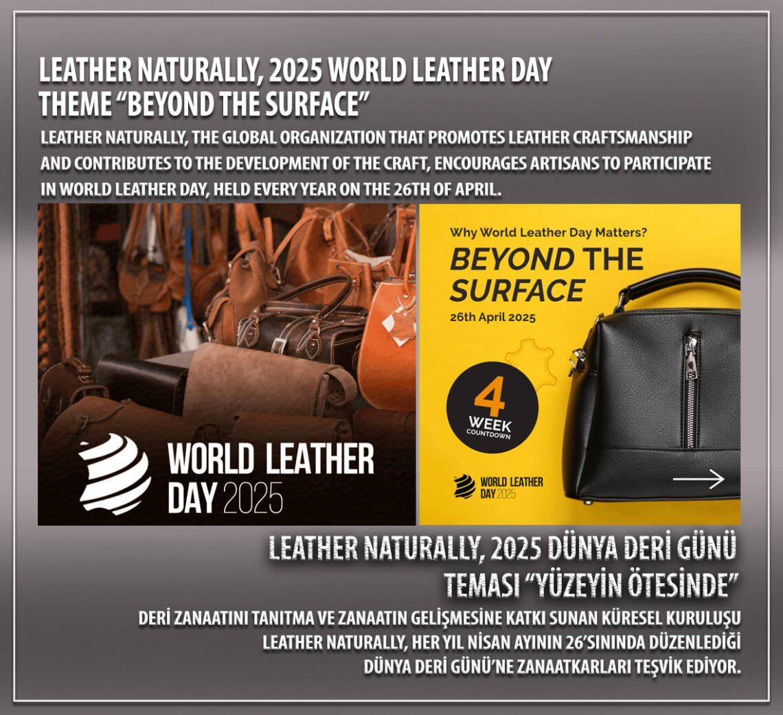 Leather Naturally, 2025 Dünya Deri günü teması “Yüzeyin Ötesinde”